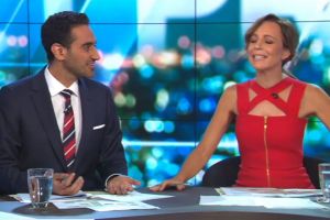 Waleed Aly and Carrie Bickmore bicker on The Project.