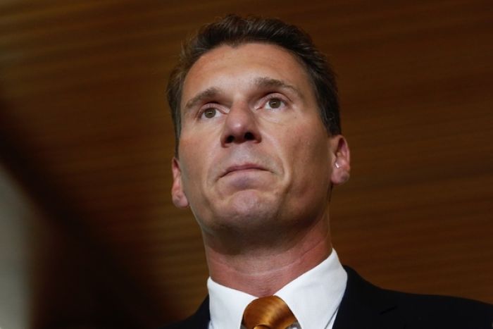 South Australian senator Cory Bernardi looks pensive