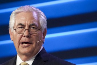 Exxon Mobil Chairman and CEO Rex Tillerson