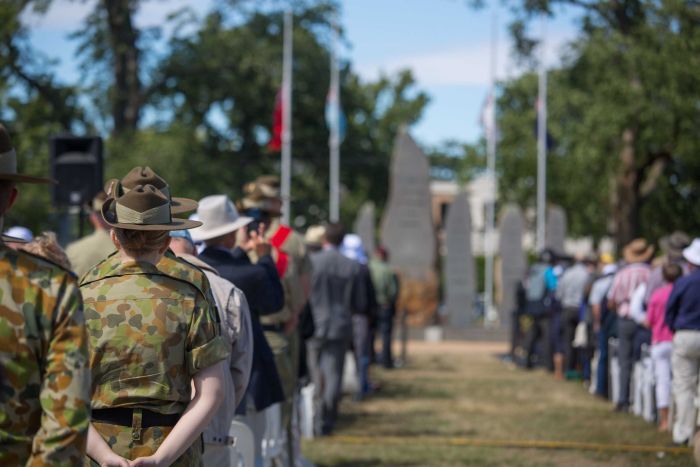 Fall of Singapore ceremony at Ballarat