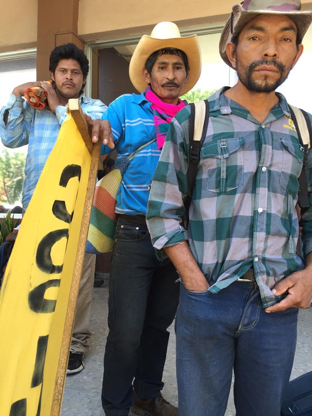 Members of indigenous group Copinh protesting in the Honduran capital, Tegucigalpa, July 2016. (Photo: Antony Loewenstein)