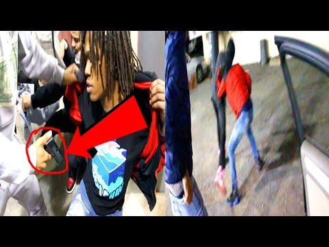 I Almost Got Shot! (Hood Prank GONE WRONG in Philly) - Almost Died - Gas Station Prank On Homies!