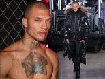 America's hottest felon Jeremy Meeks was spotted walking the runway for designer Philipp Plein at New York Fashion Week on Monday in front of Kylie Jenner, Paris Hilton and Madonna