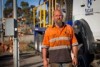 Drilling supervisor, Cameron Ellery on a break between jobs in Kalgoorlie.