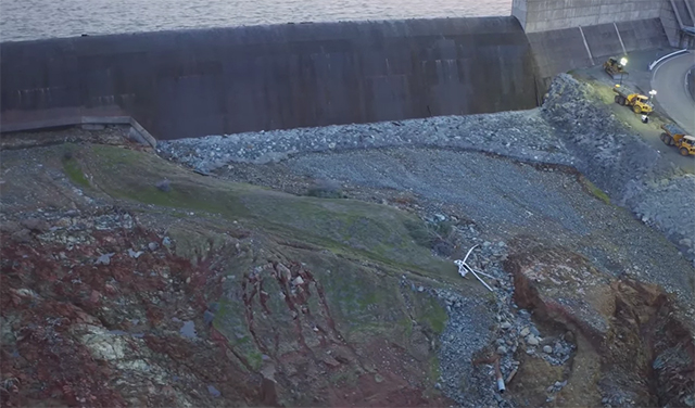 Ahead Of New Storms, Crews Work To Shore Up Lake Oroville Spillway; Spicer Says Trump's 'Keeping An Eye' On Situation