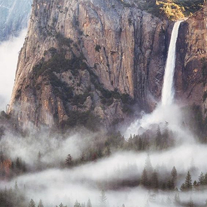 Major Winter Rain And Snow Make For Pretty Waterfalls In Yosemite National Park