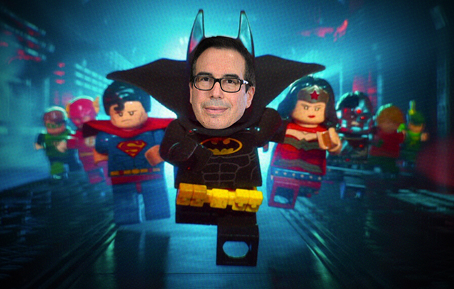 The Executive Producer of 'The LEGO Batman Movie' Is Now Treasury Secretary