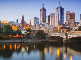 Melbourne at dusk