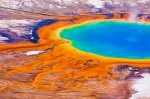 The amazing Grand Prismatic Spring in Yellowstone National Park.