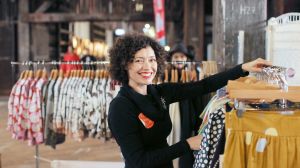 A stallholder at Sydney's Etsy Made Local Markets.