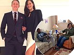 United ace Bastian Schweinsteiger (left) poses with wife Ana Ivanovic on Valentine's Day