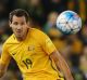 Socceroo Ryan McGowan, whose father has been found guilty of murder.