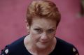 Senator Pauline Hanson at Parliament House in Canberra on Wednesday 15 February 2017. Photo: Andrew Meares