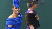 Tara Palmer-Tomkinson (left) was a friend of the royal family and is seen here attending the wedding of Prince William ...