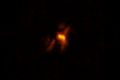 An image of cold molecular gas at the heart of the Phoenix Cluster. 
