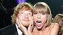 LOS ANGELES, CA - FEBRUARY 15:  Ed Sheeran and Taylor Swift attends The 58th GRAMMY Awards at Staples Center on February 15, 2016 in Los Angeles, California.  (Photo by Kevin Mazur/WireImage)