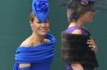 Tara Palmer-Tomkinson (left) was a friend of the royal family and is seen here attending the wedding of Prince William ...