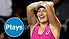 Daria Gavrilova of Australia celebrates after defeating Kristina Mladenovic of France in their third round match at the Australian Open tennis championships in Melbourne, Australia, Friday, Jan. 22, 2016.(AP Photo/Rick Rycroft)