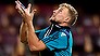 England's Joe Root prepares to catch a ball during a training session ahead of their third Twenty20 international cricket match against India in Bangalore, India, Tuesday, Jan. 31, 2017. (AP Photo/Aijaz Rahi)