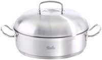 Fissler   Round Roaster With Domed Lid - Stainless Steel