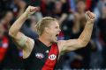 The best of times: Essendon beat Hawthorn early in 2015.