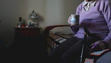 SUN HERALD  Gwenda Waddington, 86, a resident at this aged care home, Roberts Lodge,  Peakhurst he story is about the ...