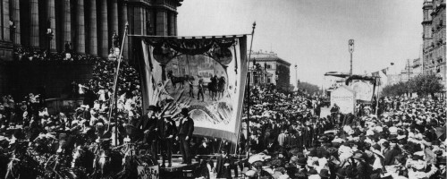 Melbourne_eight_hour_day_march-c1900