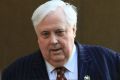 Clive Palmer says he doesn't know his nephew's whereabouts.