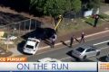 A 37-year-old man has led police on a chase through several suburbs. 