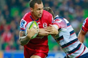 Back in the Queensland jersey: Quade Cooper, pictured in 2015.