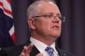 Treasurer Scott Morrison at Parliament House in Canberra on Monday 13 February 2017. Photo: Andrew Meares