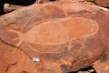 Rock carvings on the Burrup Peninsula, near Karratha.