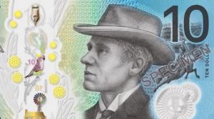 The new $10 note, starring Banjo Patterson