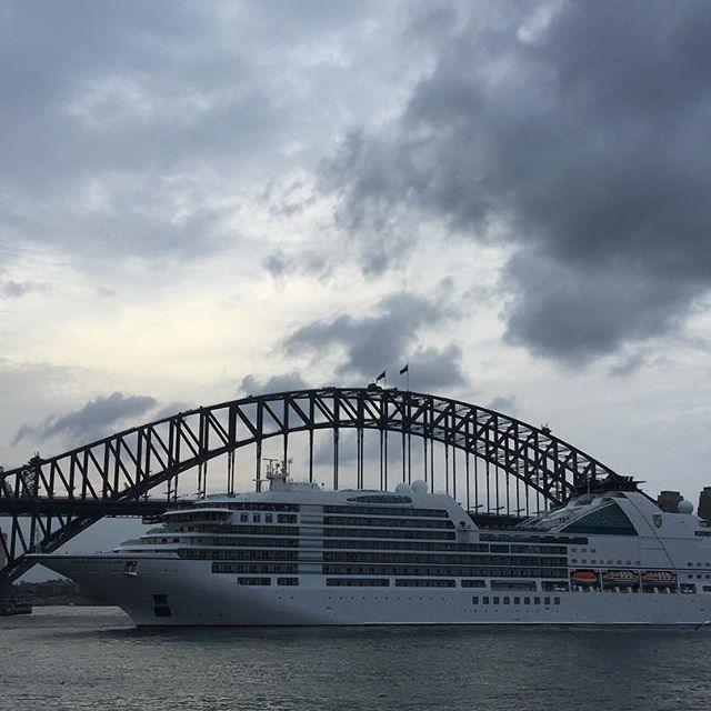 She's a biggun @sophisticatedtraveller #nofilter #seabournencore #cruising