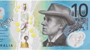 The new $10 note, starring Banjo Patterson