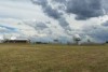 Six antennae satellite dishes, part of ground station that communicates with Globalstar satellites.