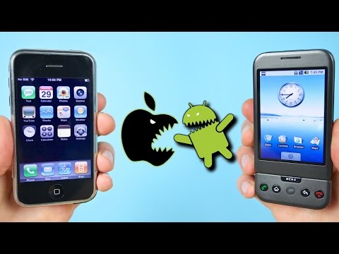 First iPhone vs First Android Phone! (iOS 1.0 vs Android 1.0)