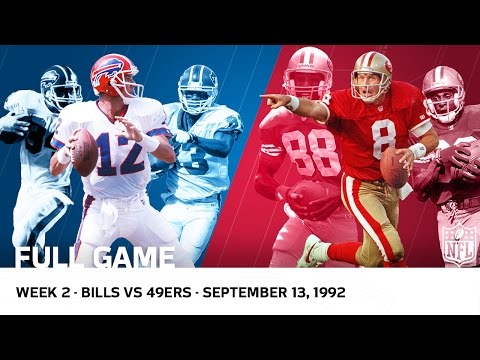 Steve Young vs Jim Kelly Shootout | Bills vs. 49ers Week 2, 1992 (FULL GAME) | NFL