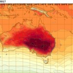 BOM: temperature forecast for Saturday afternoon