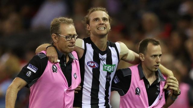 Collingwood's Ben Sinclair has played just 24 games since his debut in 2011.