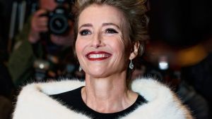 BERLIN, GERMANY - FEBRUARY 15: (EDITORS NOTE: This image was processed using digital filters) Emma Thompson attends the ...