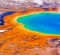 The Grand Prismatic Spring in Yellowstone National Park. 