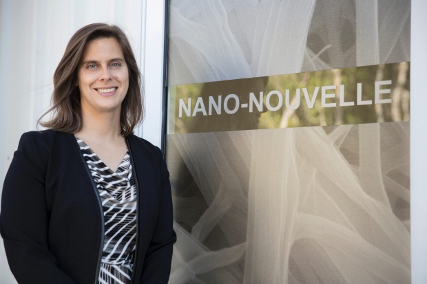 Nano-Nouvelle CEO Stephanie Moroz. The Sunshine Coast company has developed a process for making copper coated polymer ...