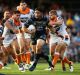 Running hard: Jason Taumalolo will be a key figure for the Cowboys this season.