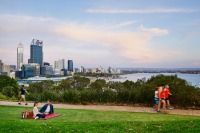 AFR. Life and Leisure. Must Credit WA TOURISM. favourite Perth spots by Wendy Martin. Couple enjoying a picnic at Kings ...