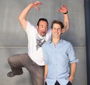 Stuart Harris (left) and Simon Cunich (right) in Canberra.