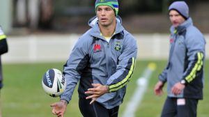 Plenty more to give: Former Canberra Raiders winger Earl.