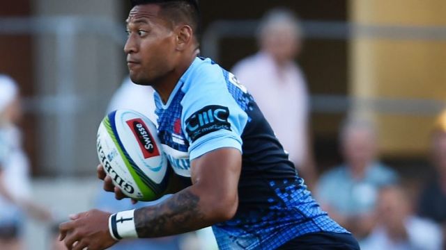 Quick-footed: Israel Folau during a trial against the Highlanders. RUPA would like a competition format that pits ...