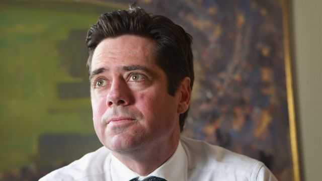 AFL CEO Gillon McLachlan won't have to look down the back of the couch for spare change.