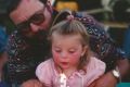 Canberra Capitals player Abigail Wehrung with dad Duane.